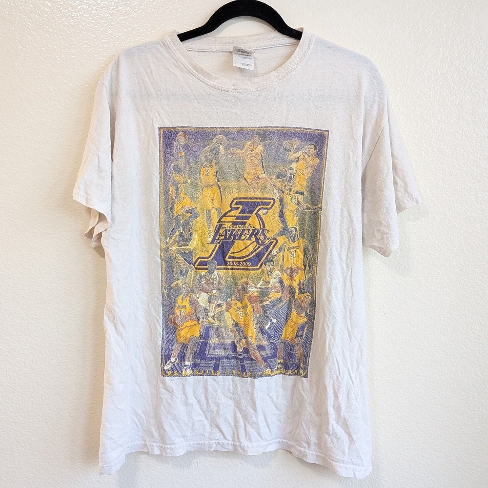 Gildan 2008/09 LA Lakers Mickey Mouse Western Conference Finals Short Sleeve Tee